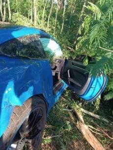 Porsche abandonado na RS-218 foi comprado três semanas antes e teve perda total após saída de pista