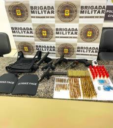 BM realiza prisão por tráfico de drogas e vasto armamento e munições