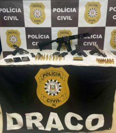 Polícia Civil apreende arsenal e prende suspeito ligado a facção criminosa em Santo Ângelo