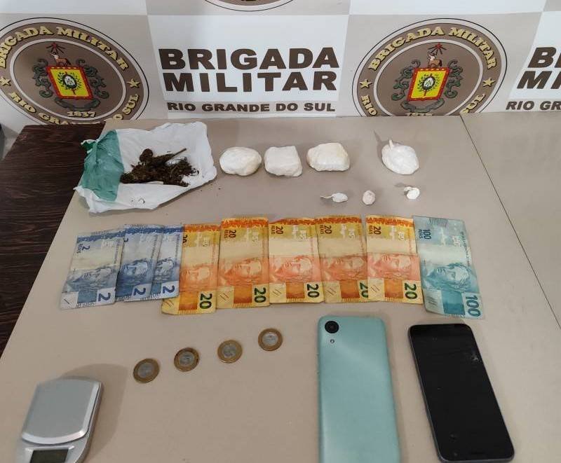 Duas mulheres são presas por tráfico pela BM em Cerro Largo