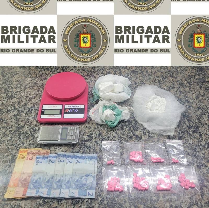 BM efetua prisão por tráfico de drogas no bairro Boa Esperança