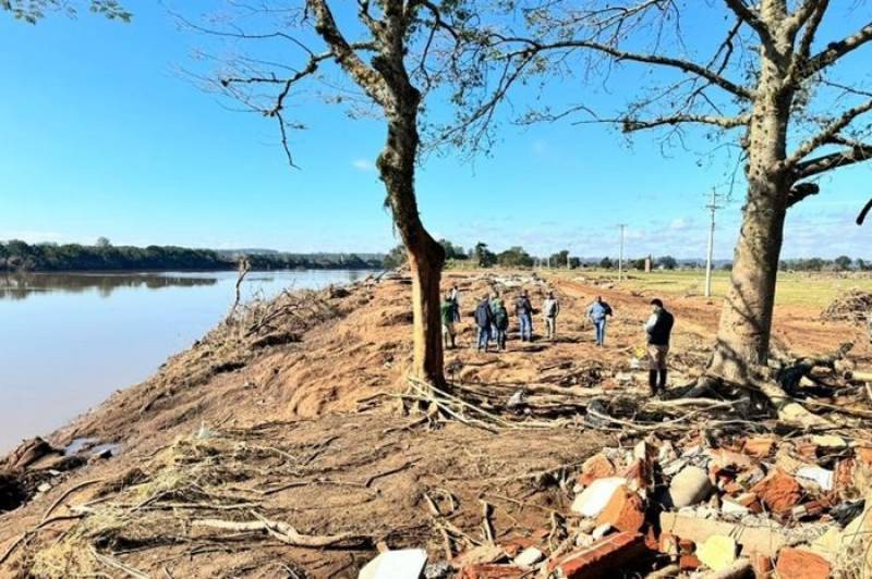 Mais de 206 mil propriedades rurais foram afetadas pelas enchentes no RS