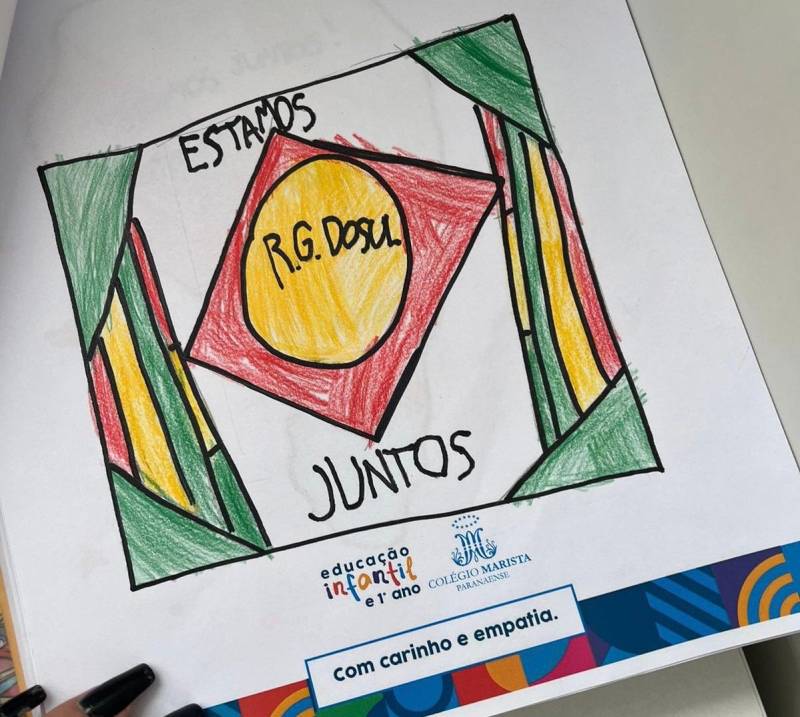 Estudantes enviam mais de 70 mil cartas de apoio e solidariedade para moradores do Rio Grande do Sul