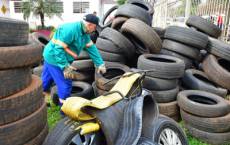 Campanha de Combate à Dengue recolhe mais de dois mil pneus