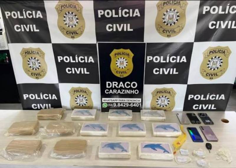 PC apreende drogas estimadas em R$ 3 milhões e prende três pessoas na BR 285 no norte gaúcho